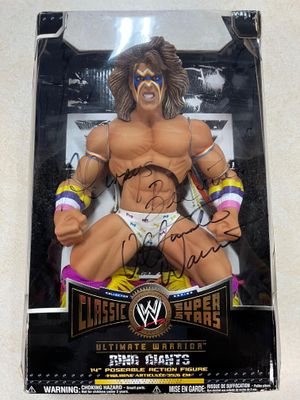 The Ultimate Warrior Autographed Figurine - JSA