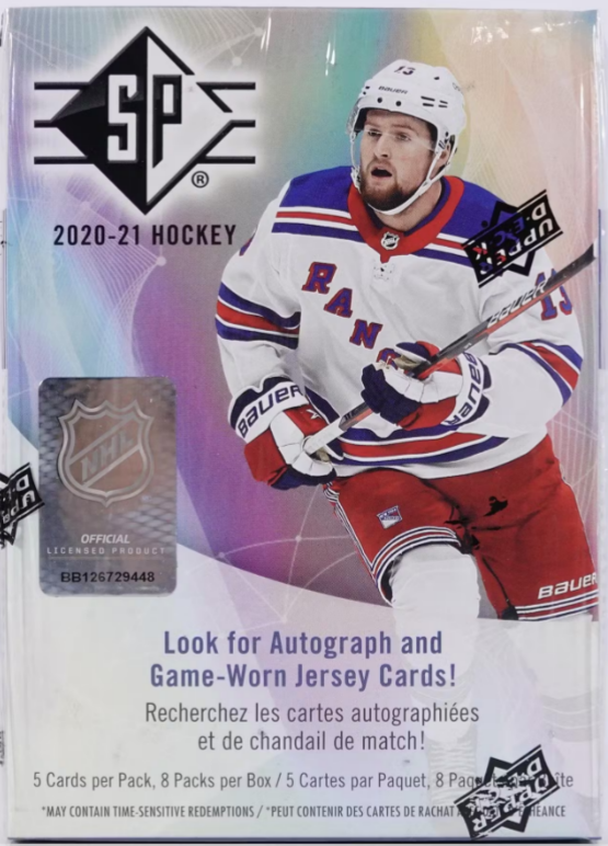 2020-21 Upper Deck SP Hockey Blaster Box