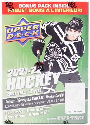 2021-22 Upper Deck Series Two Hockey Blasters
