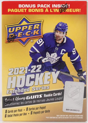 2021-22 Upper Deck Extended Series Hockey Blaster
