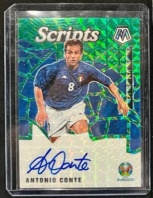 2021 Antonio Conte Mosaic Euro Scripts Autograph Green