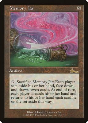 Mtg Memory Jar Urza Legacy