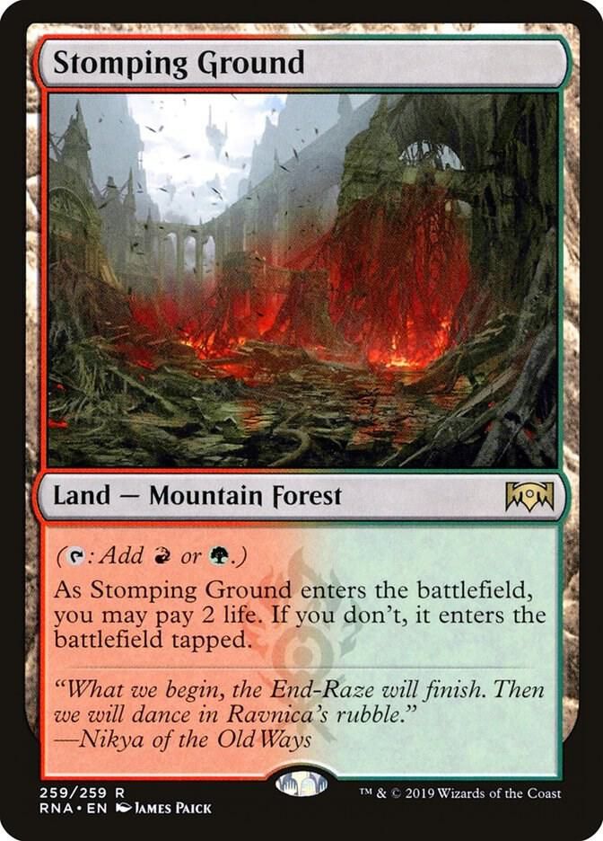 Mtg Stomping Ground RVA Foil