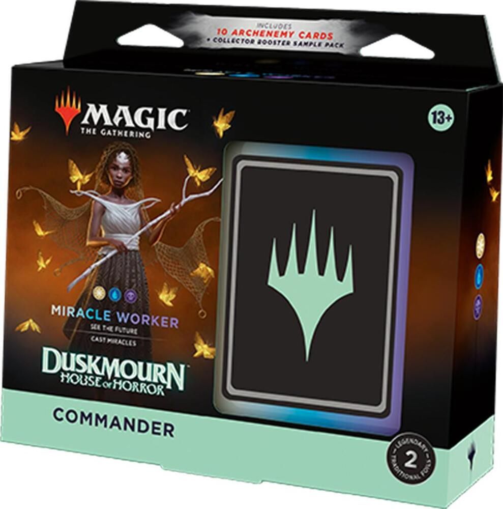 Mtg Duskmourn Commander Deck Miracle Worker