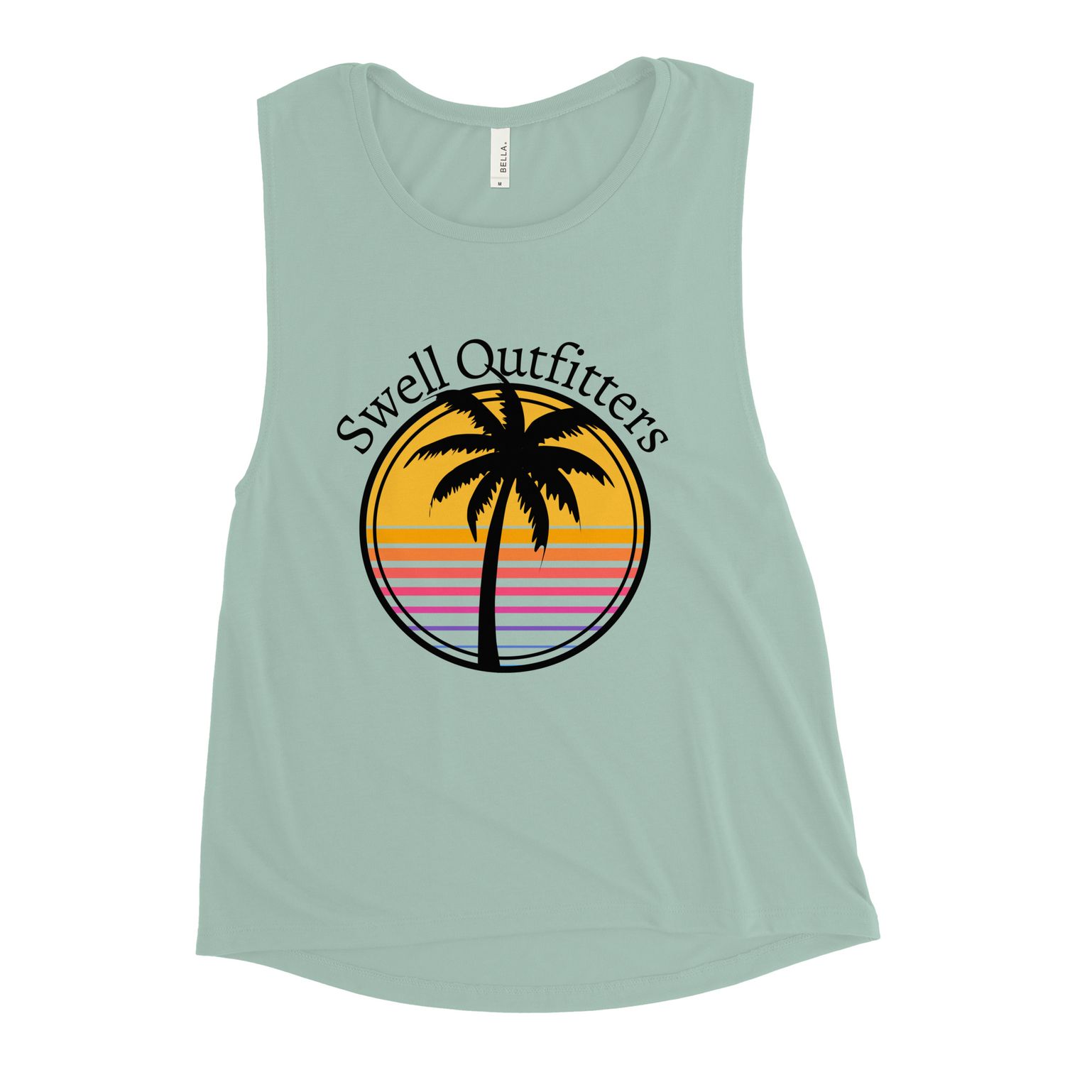 Island Palm Ladies’ Muscle Tank