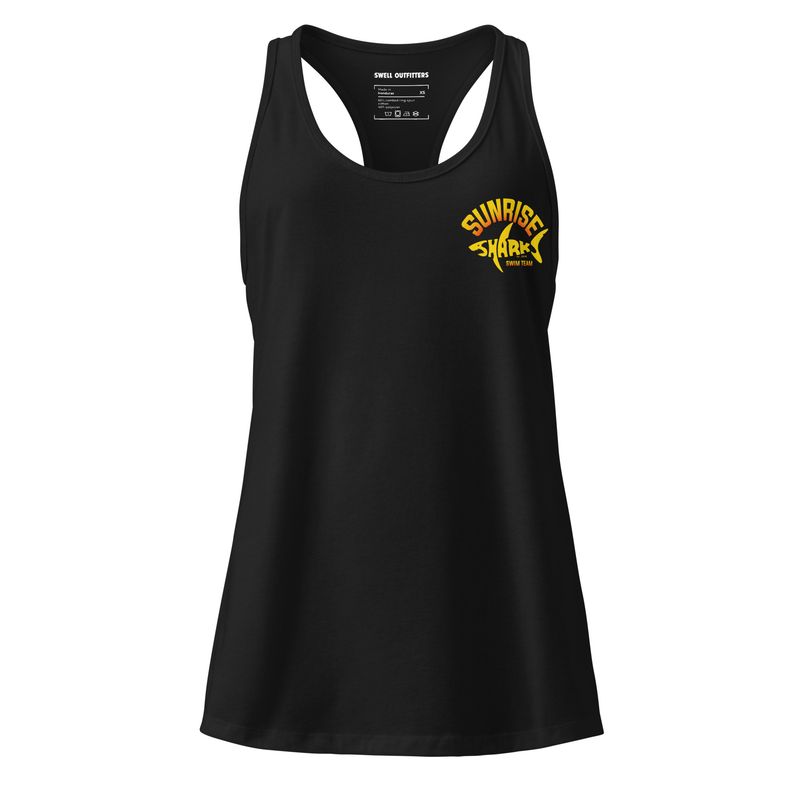 Sharks Women’s fitted racerback tank top