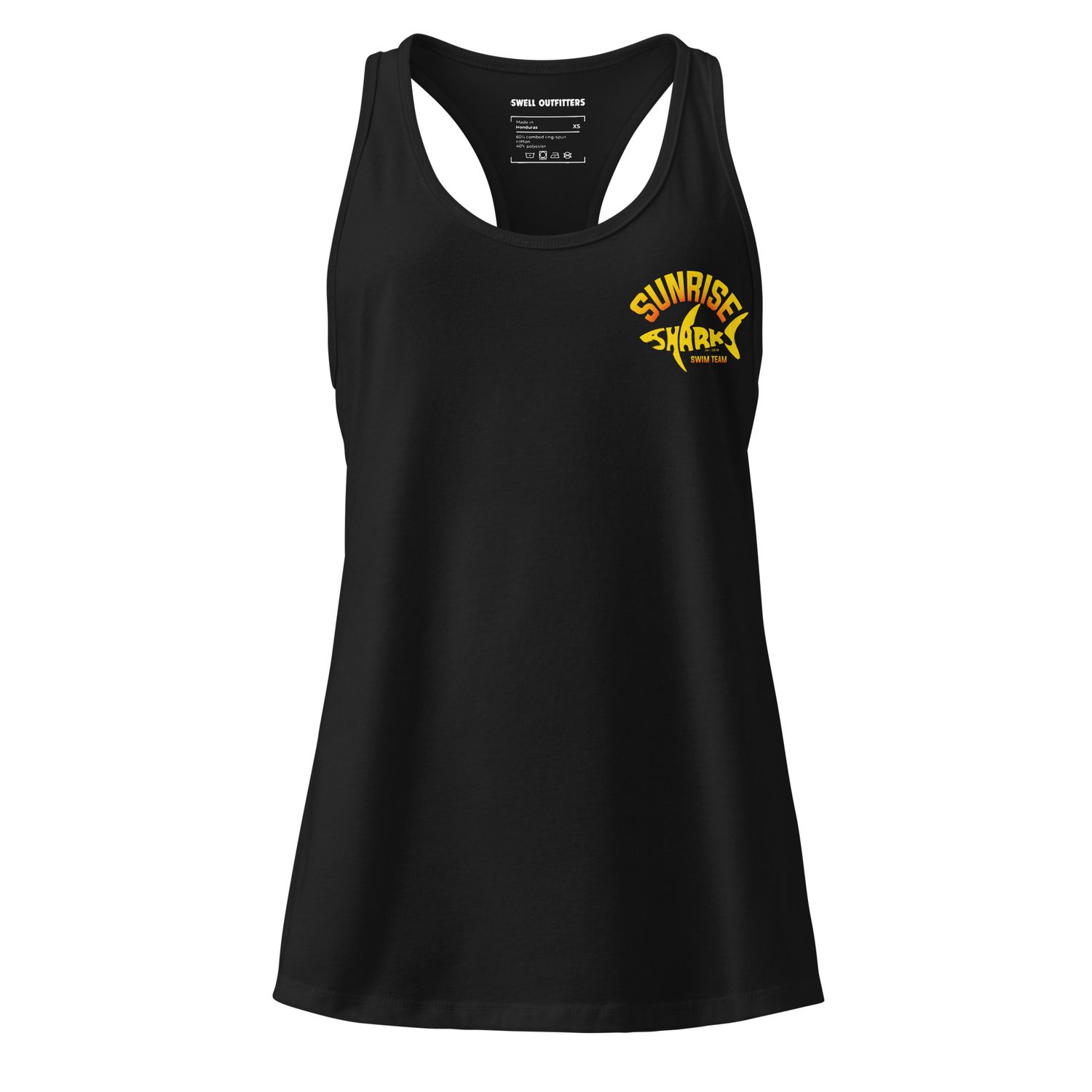 Sharks Women’s fitted racerback tank top