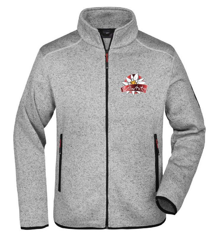 Strickfleece Jacke