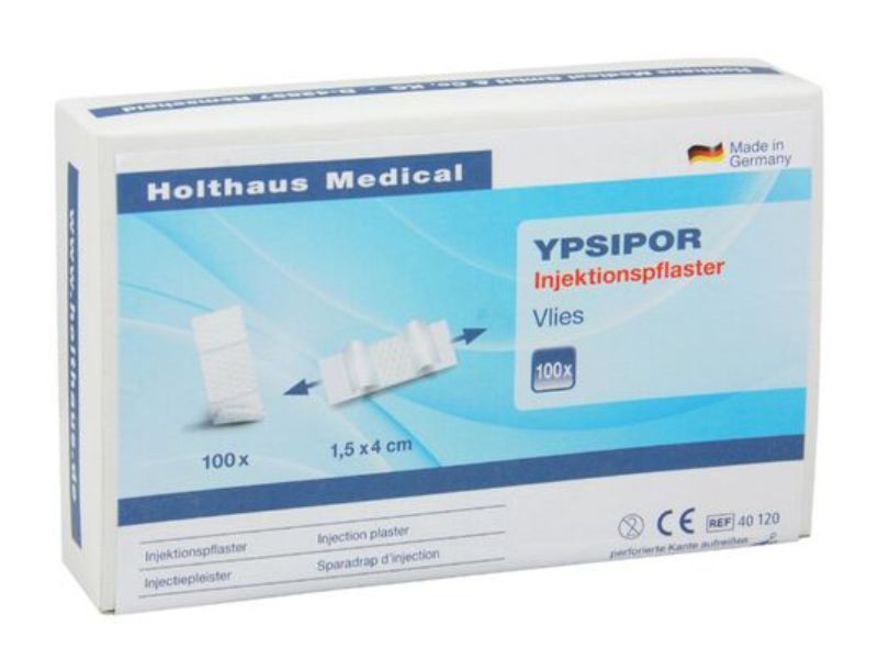 YPSIPOR Injektionspflaster 1.5 x 4 cm Packung 100 Stück