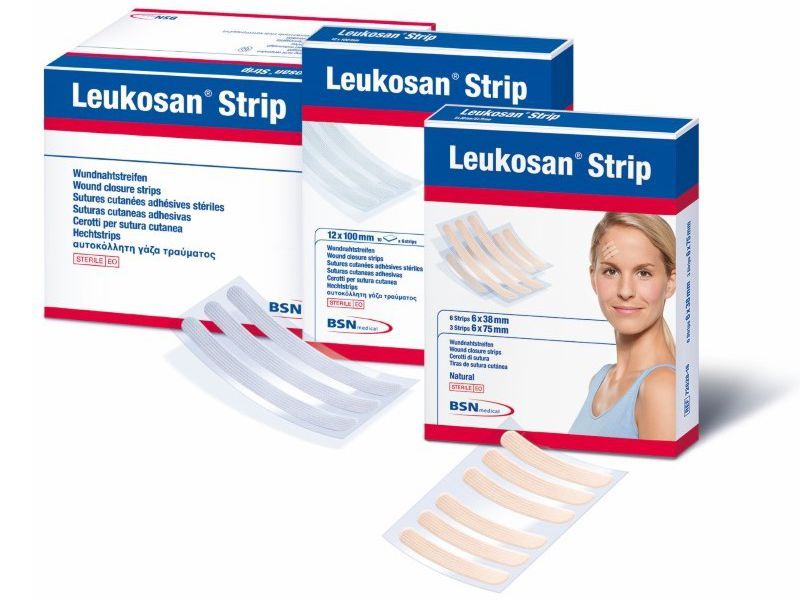Leukosan Strip Wundnahtstreifen 3 x 75 mm steril