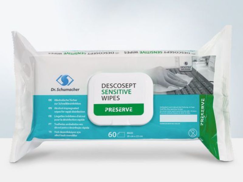 DescoSept Sensitive Desinfektionstücher 60 Stück