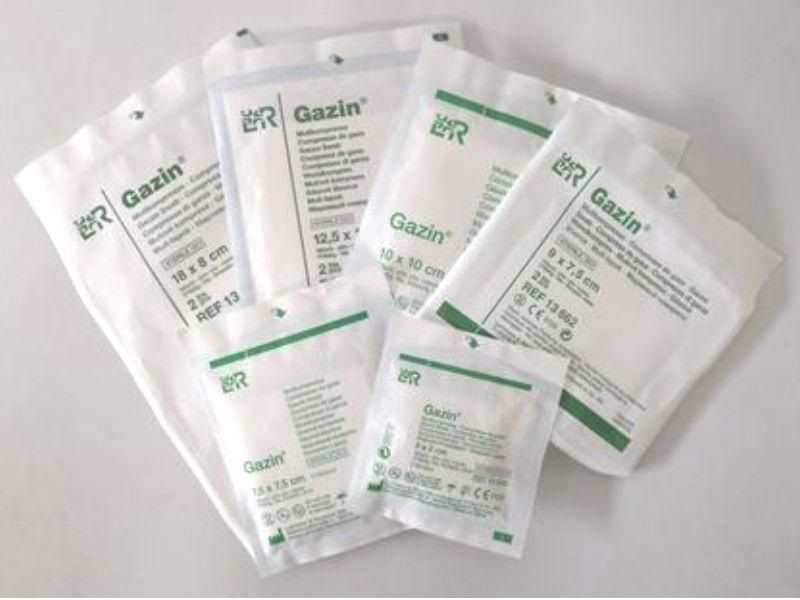 Mullkompressen 12-fach 7.5 x 7.5 cm steril 2 Stück