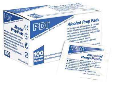 Alkoholtupfer einzeln verpackt 100 Stück