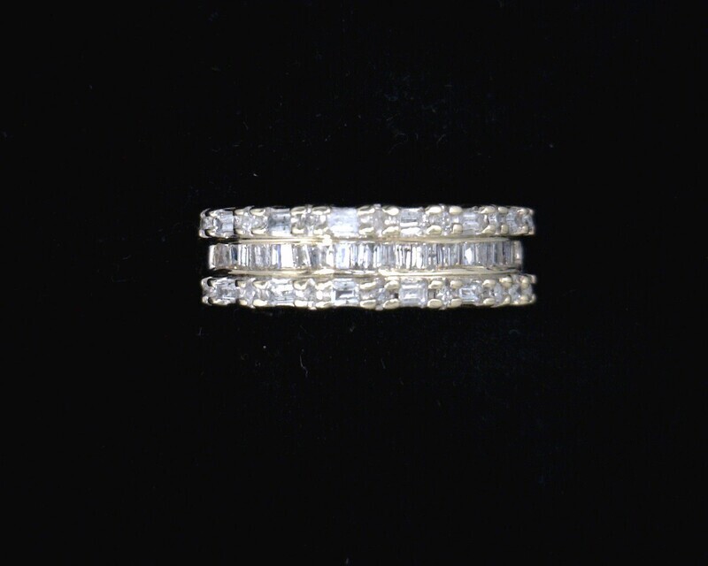 61091 Yellow Gold Diamond Ring