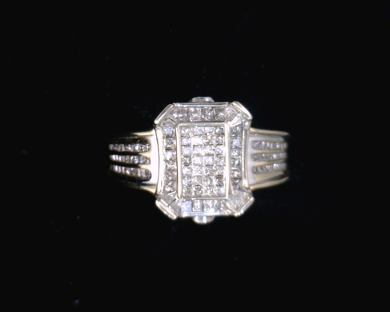 57340 Yellow Gold Lady's Diamond Fashion Ring