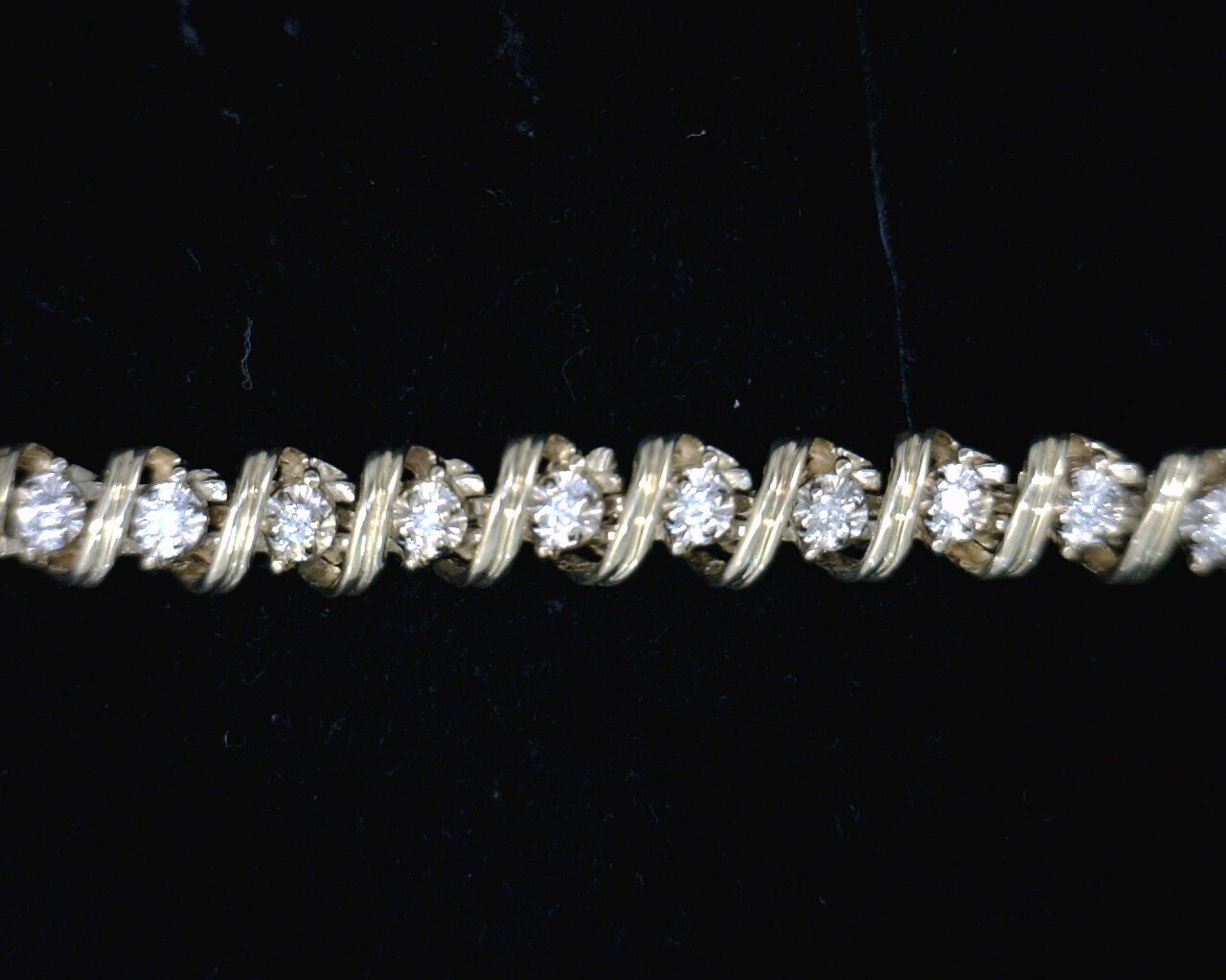 50287 Yellow Gold Lady's Diamond Bracelet