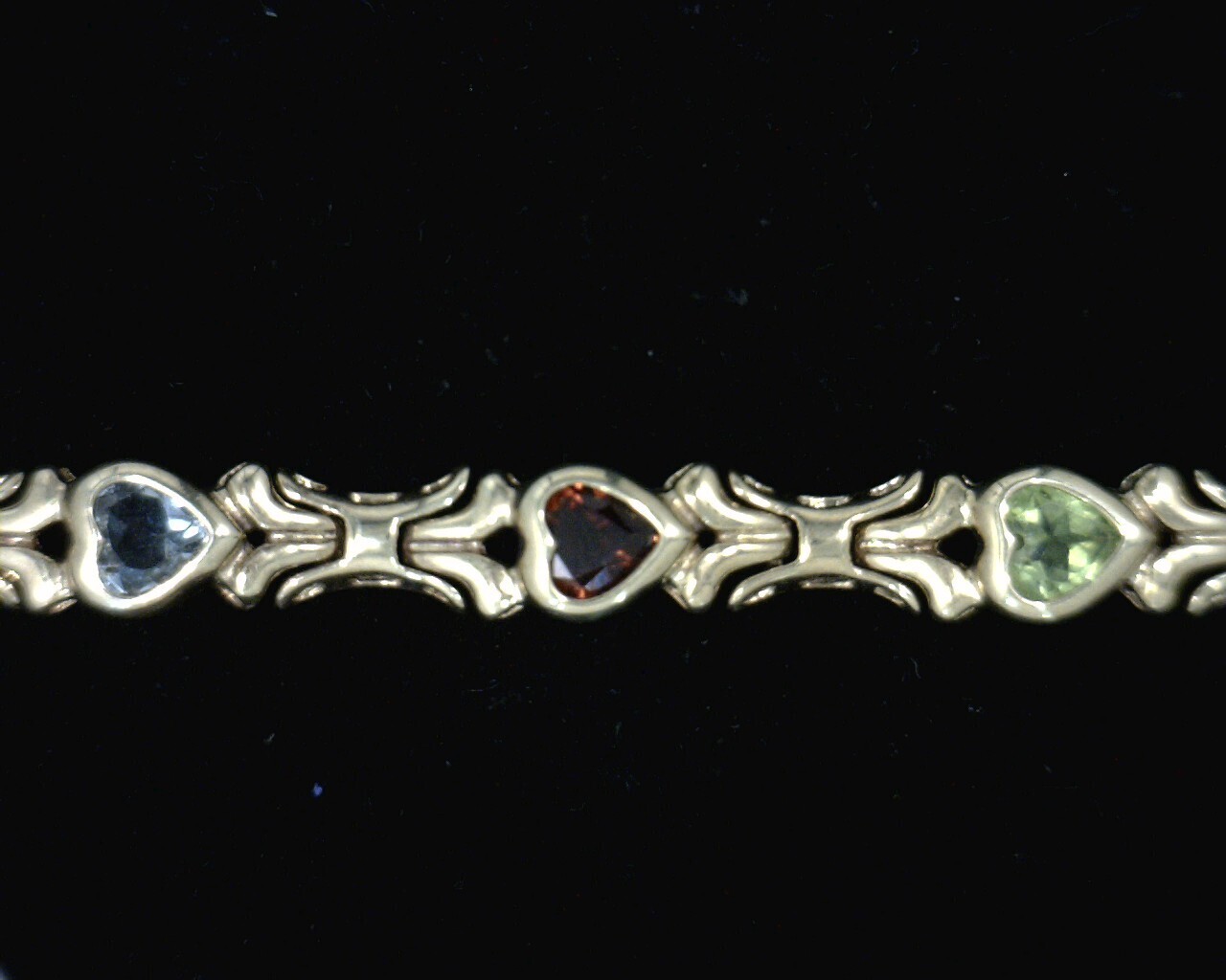 45982 Yellow Gold Lady's Gemstone Bracelet