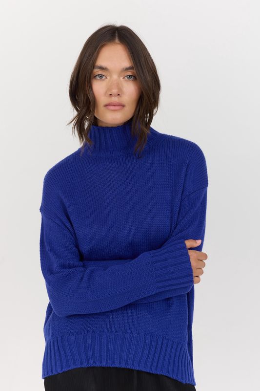 Sola Turtleneck Cobalt