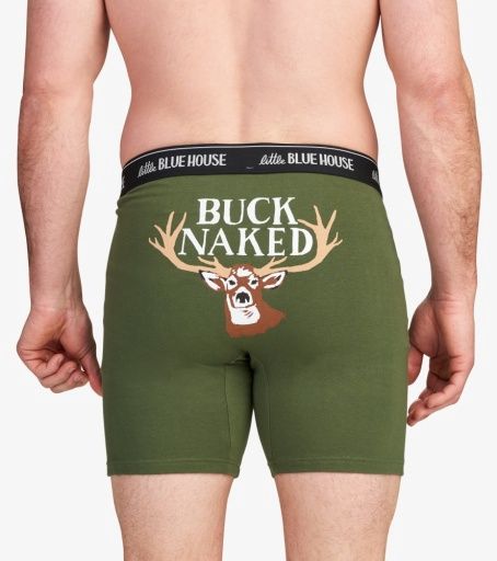 buck naked men&#39;s boxer brief, Size: S, Colour: green, Season: spring 2025