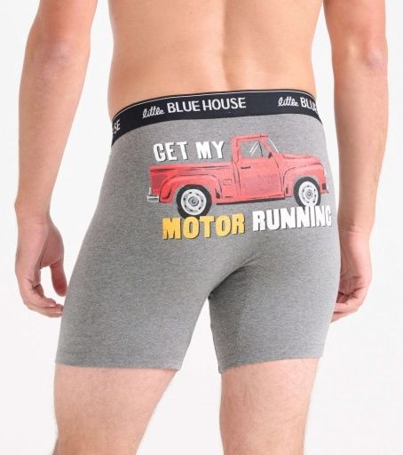 get my motor running men&#39;s boxer brief, Size: L, Colour: grey, Season: spring 2025
