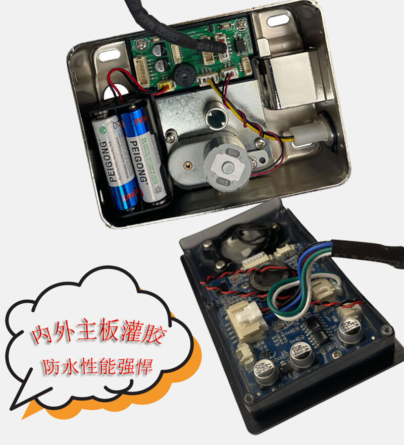 Waterproof Outdoor Iron Door Fingerprint Lock All Lock Tuya Smart Door Lock Apartment Password Manufacturers Foreign Trade Cow Head Lock