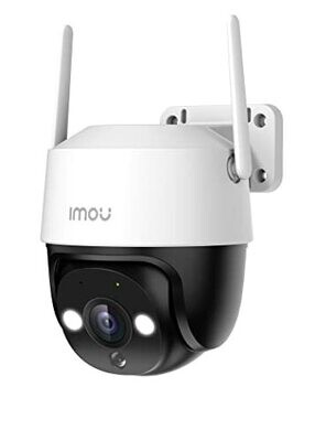 Imou 360° Caméra Surveillance WiFi Extérieure, PTZ Caméra IP Exterieur WiFi 1080P, Vision Nocturne Couleur 30M, Détection de Personne AI, Suivi Intelligent, Étanche IP66, Audio Bidirectionnel, Sirène