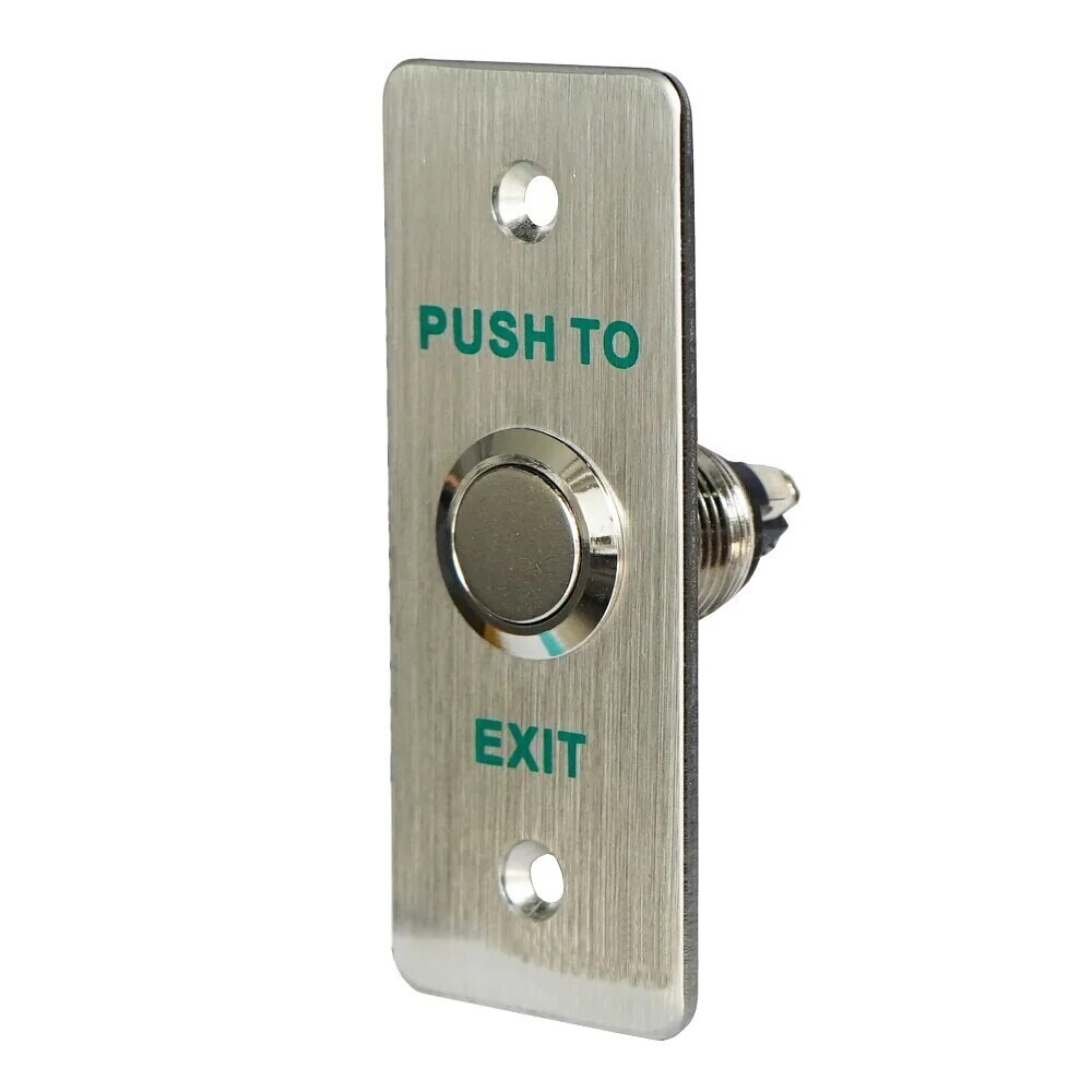 Door Exit Button PBK-814A, Door Release Button ,the most common and the most frequently used in the access control systems., Color: Flush (only button)
