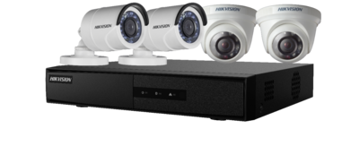 KIT Video surveillance analogique DS-J142I/7204HGHI-F1+2+2CAM