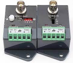 Active Video balun UTP Video Transceiver with HD-CVI-TVI-AHD-CVBS Effective Distance 1800M 1 Pack