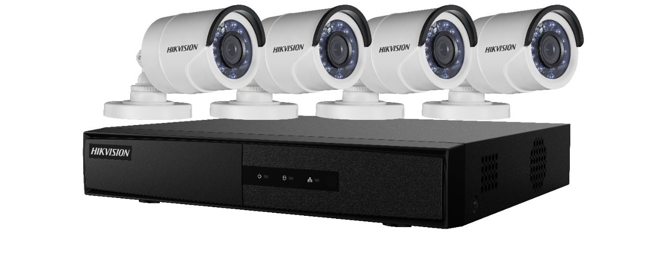Analog video surveillance KIT DS-J142I(STD)/7204HGHI-F1(STD)+4CAM