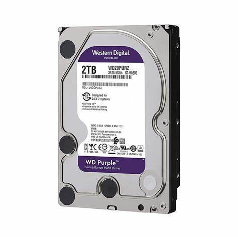 ​WD PURPLE™ SURVEILLANCE HARD DRIVE  2TB