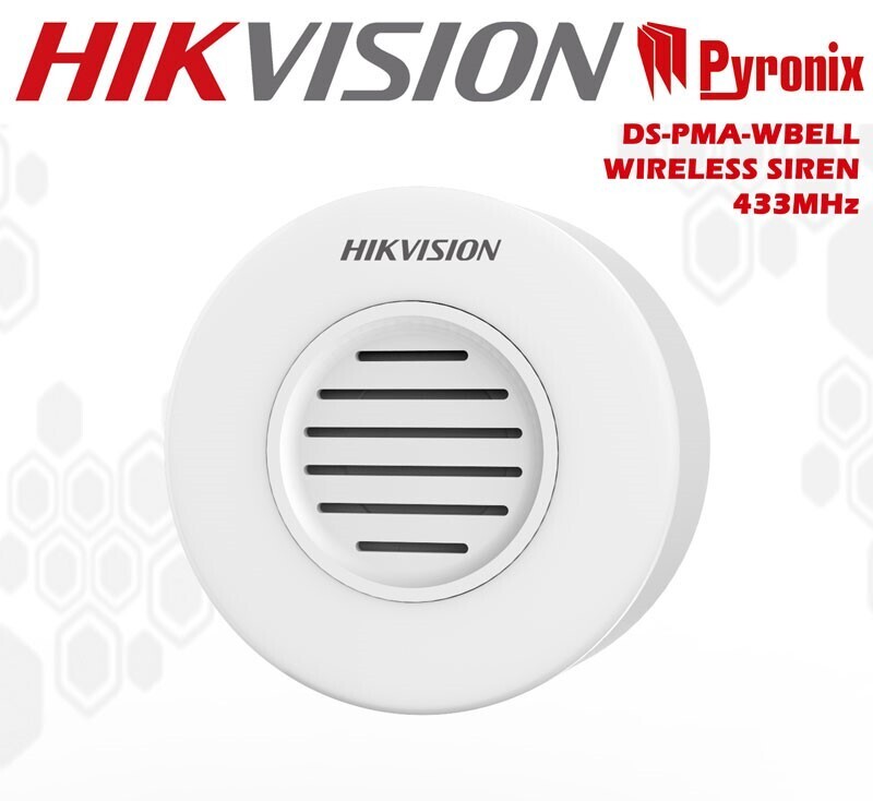 Hikvision DS-PMA-WBELL Wireless Siren (433MHz)