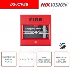 HIKVISION DS-K7PEB Break Glass Exit/Emergency Push Button