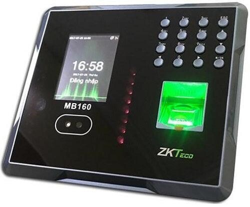 Multi-Biometric Time Clock With Face ID Technology ZKTeco MB160
