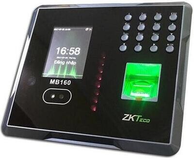 Multi-Biometric Time Clock With Face ID Technology ZKTeco MB160