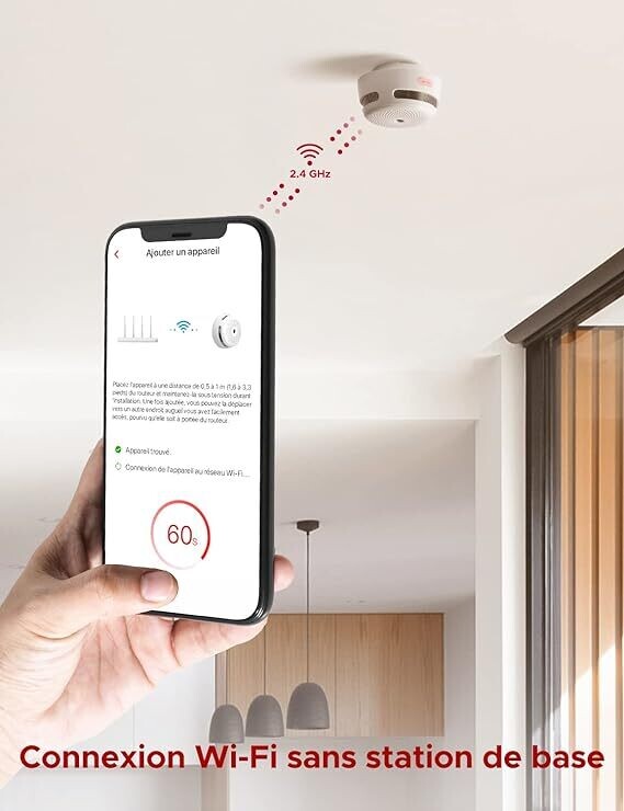 DETECTUER DE FUME AVEC ALARM