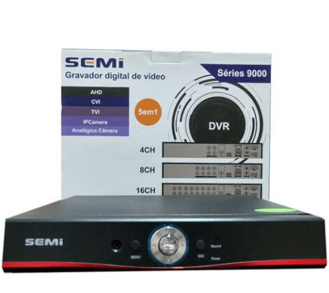 SEMI GRAVADOR DIGITAL DE VÍDEO SÉRIE 9016 SUPORTA 16 CÂMERAS FULL HD DVR