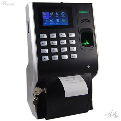 LP400 Zkteco IP Biometric Fingerprint Terminal Device Built-In Thermal Printer