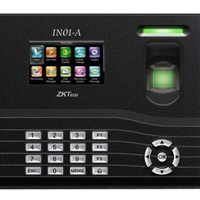 ZKTeco IN01-A Fingerprint Identification Time and Access Control Terminal