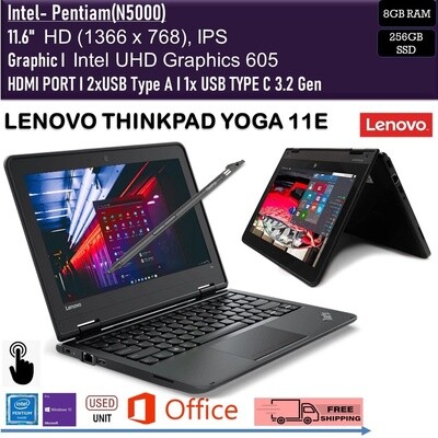 Laptop Lenovo e11 Yoga Quad core