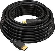 HDMI mâle vers mâle 10 mètres (Compatible PC, PROJECTEUR, TV, Noir)