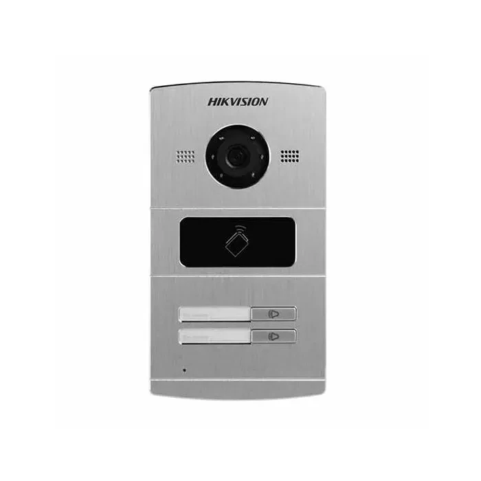 Interphone video IP 2 Bouton de sonnette avec camera 1.3Mpx et lecteur de proximité mifare