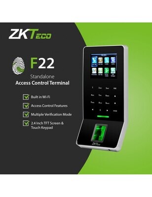 Biometric Fingerprint Reader for Access Control ZKTeco F22(ZLM60)