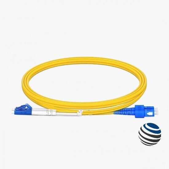 Optical Fiber Patch cord JARRETIERES  SM DX 3.0-2M LC/UPC-LC/UPC Yellow