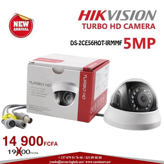 HIKVision DS-2CE56H0T-IRMMF 5MP Dôme