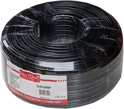 SMARTLINK HIGH QUALITY 305M RG59 WITH POWER Coaxial Cable for CCTV Camera