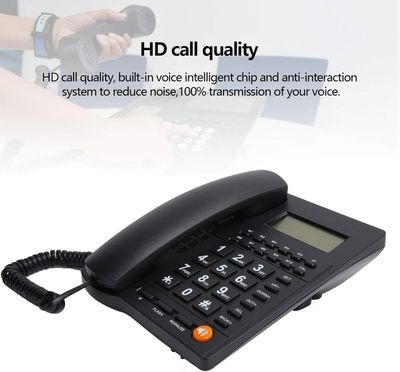 Téléphone filaire filaire, Téléphone standard filaire de bureau