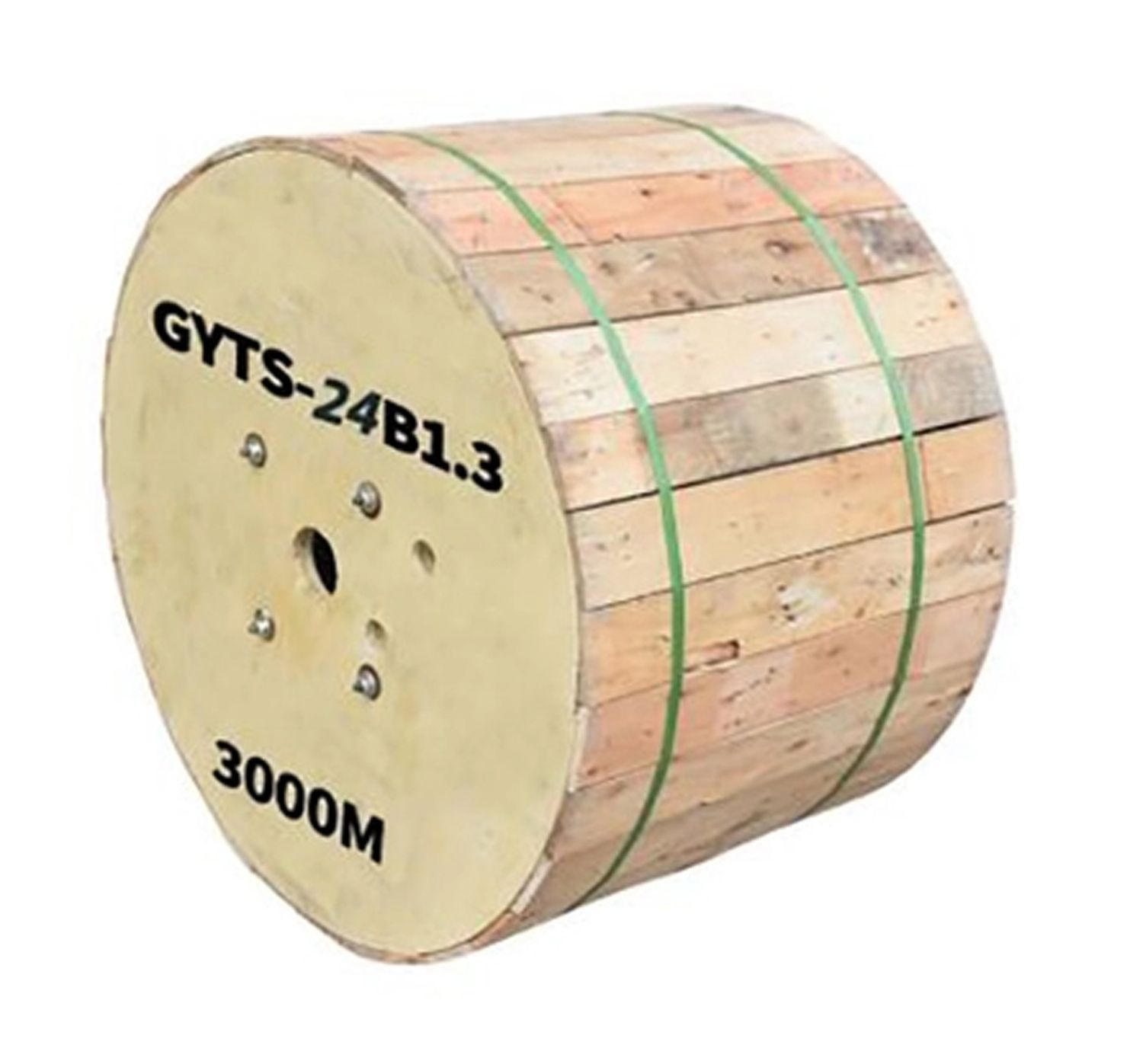 CABLE  optical fiber GYTS 24 CORES SM DRUM OF 4 KM with 4 tubes