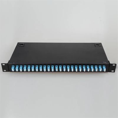 Patch panel 24 cores SM with 24 pigtails UPC