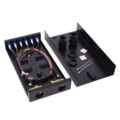 Patch panel 12 core SM with 6 pigtails UPC